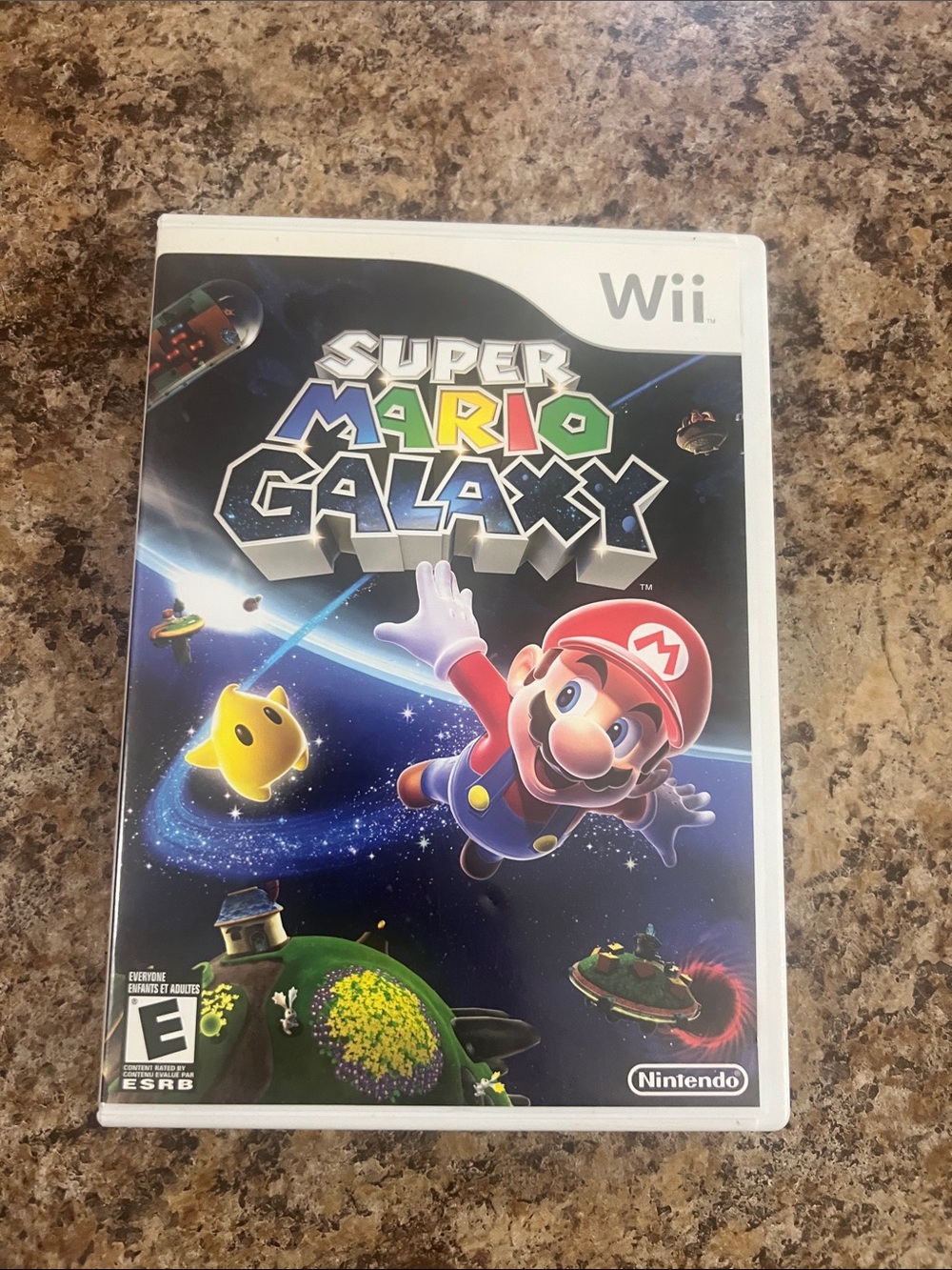 Nintendo Super Mario Galaxy (Wii) - Red/Blue/White Artwork